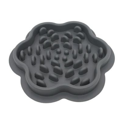 gamelle chat anti glouton gris fonce