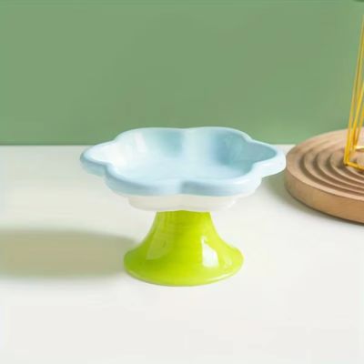 gamelle-chat-surelevee-bleue-verte