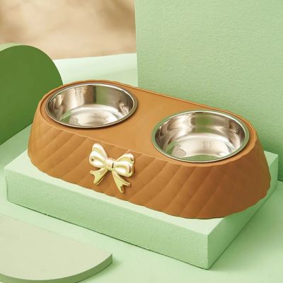 gamelle-pour-chat-marron