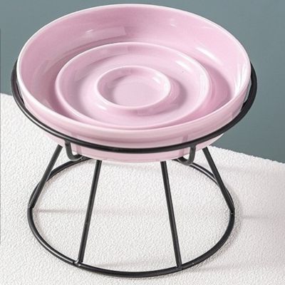 Gamelle anti glouton chat support rose