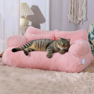 coussin-pour-chat-fauteuil-rose