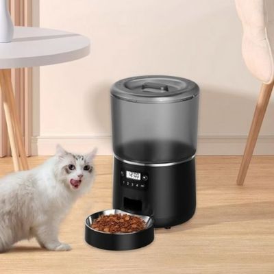 distributeur automatique croquettes chat aliments savoureux