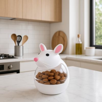 distributeur-de-croquettes-pour-chat-blanchâtre