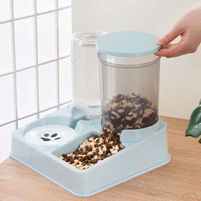 distributeur-de-croquettes-pour-chat-bleue-claire