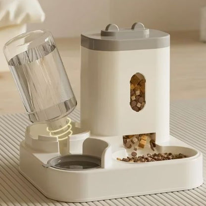 distributeur automatique de croquettes chat installation bouteille eau