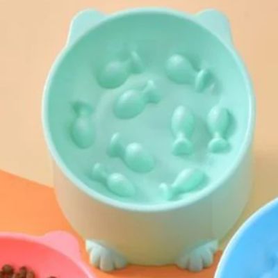 gamelle anti glouton chat verte