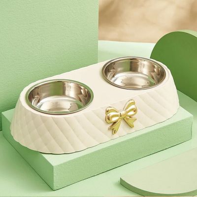 gamelle-pour-chat-blanche