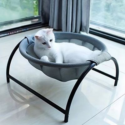 hamac-chat-gris-clair