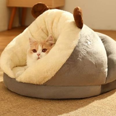 panier-chat-grotte-gris