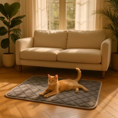 tapis-pour-chat-moelleux-gris